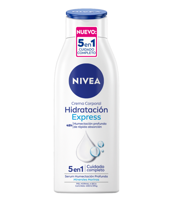 Crema corporal Nivea Hidratación Express 400ml