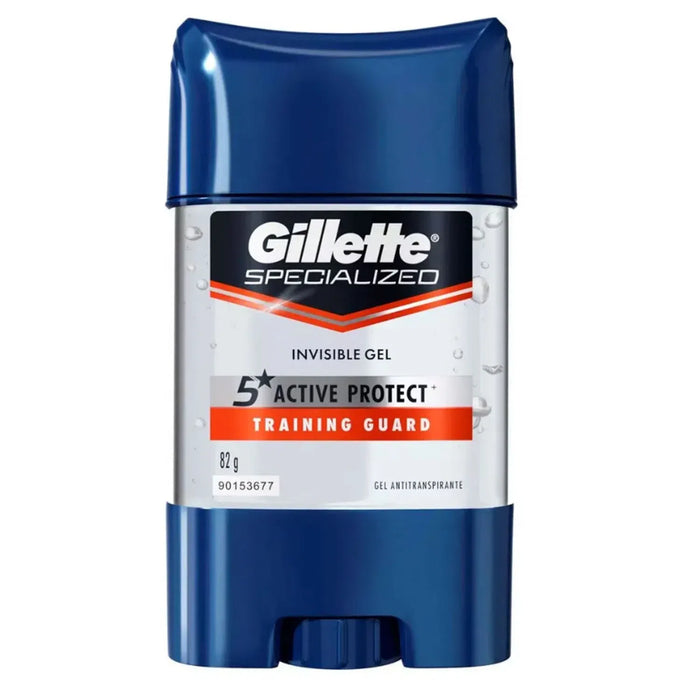 Desodorante barra Clear Gel Gillette Training Guard 82gr