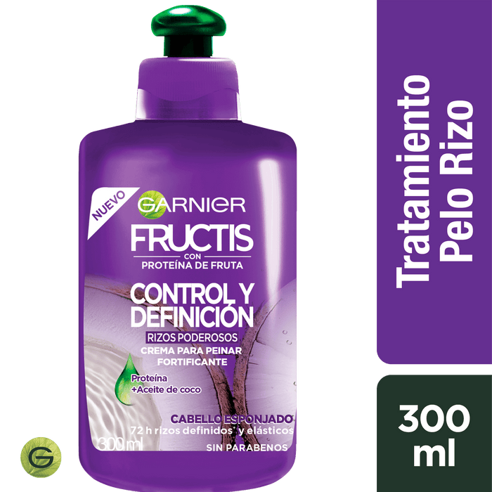 Crema de Peinar Fructis Rizos Control y definición 300ml