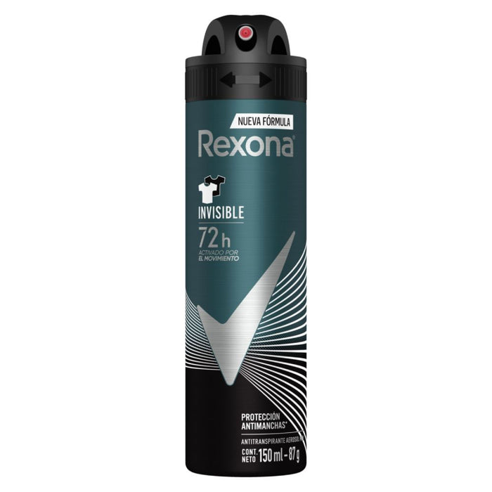Desodorante spray Rexona Men Invisible 150ml
