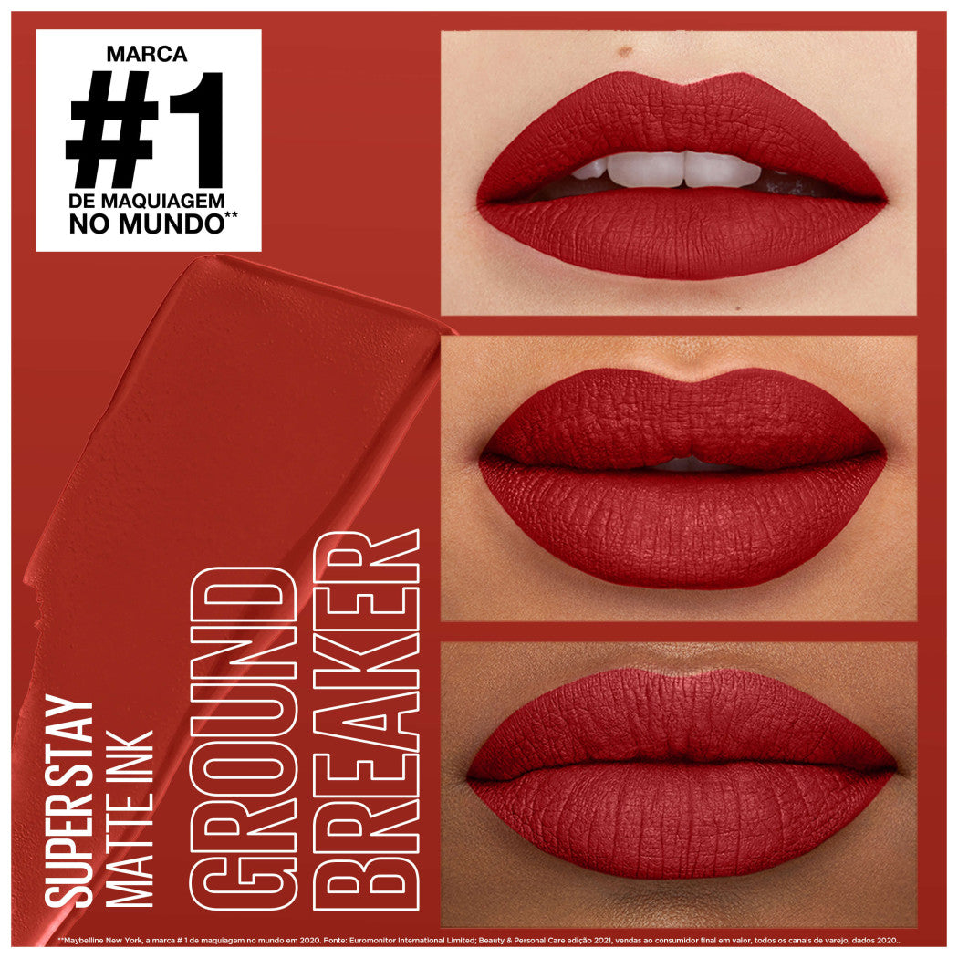 Labial Maybelline Superstay Matte Ink 117 Ground Breaker (Outlet ...