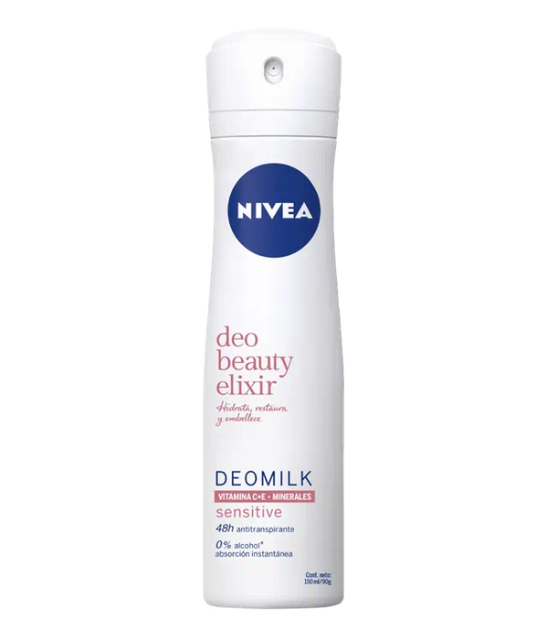 Desodorante spray Nivea Beauty Elixir Sensitive Mujer 150ml