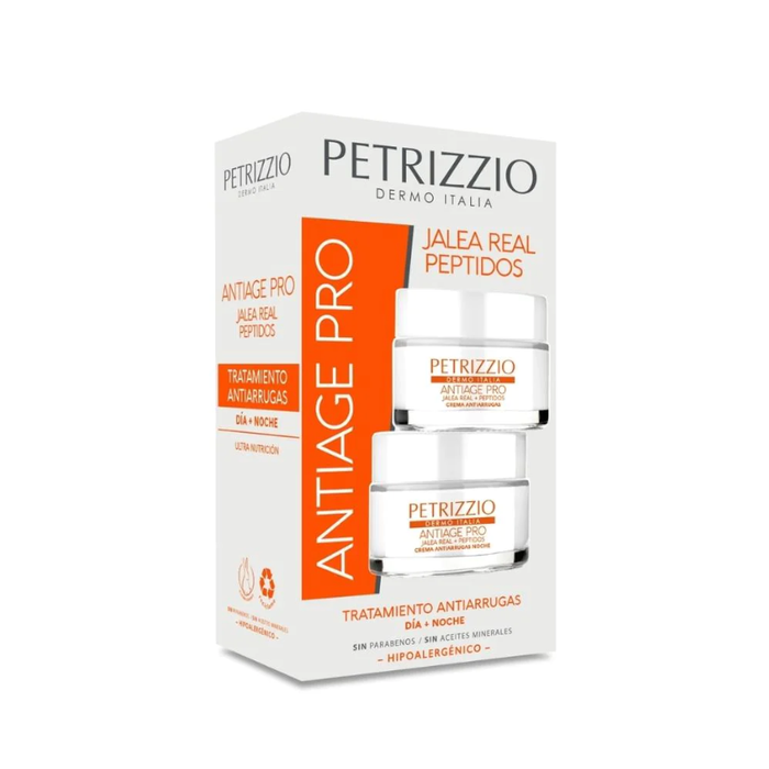 Set de Tratamiento Antiage Pro Petrizzio Jalea Dia + Noche