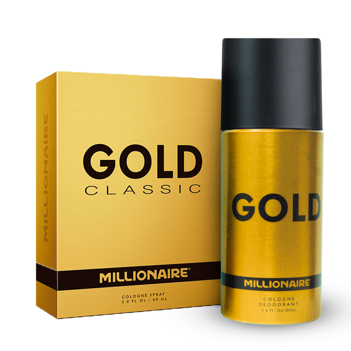 Pack Colonia Millionaire Gold 60ml + Desodorante Gold 150ml