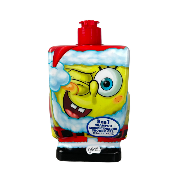 Shampoo Bob Esponja Papa Noel 300ml