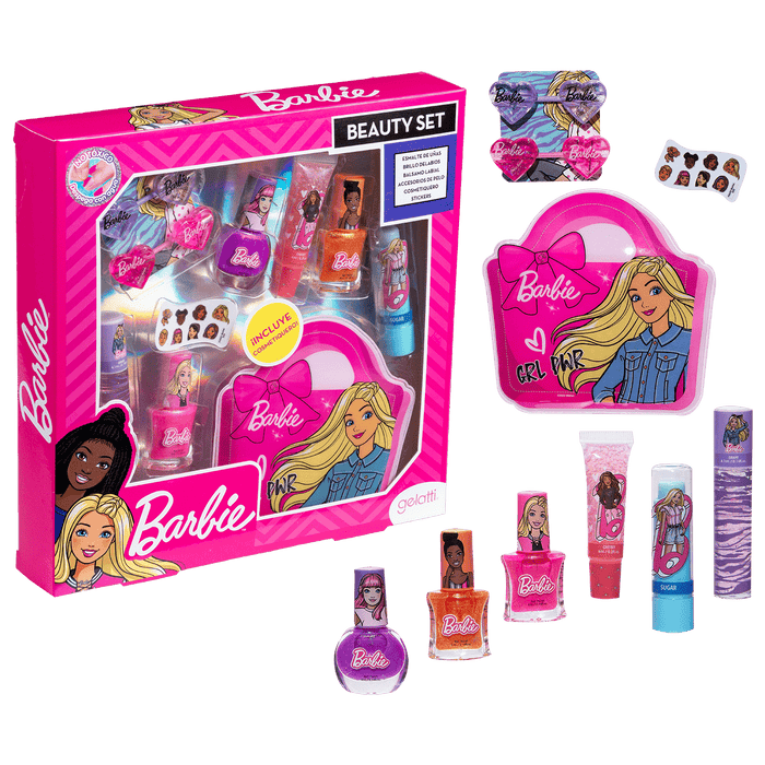 Beauty Set Maquillaje infantil Barbie