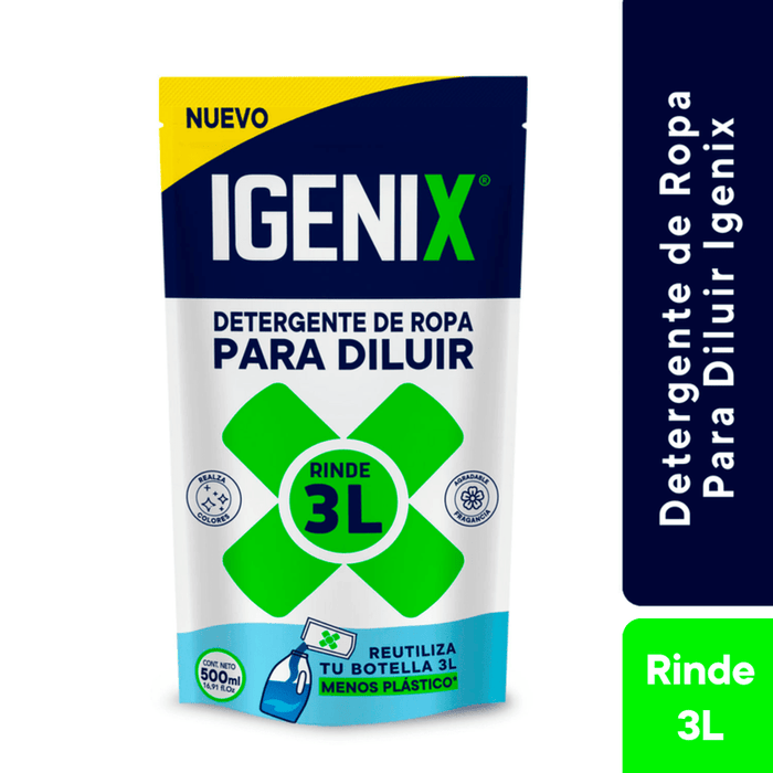 Detergente líquido Igenix para diluir 500ml