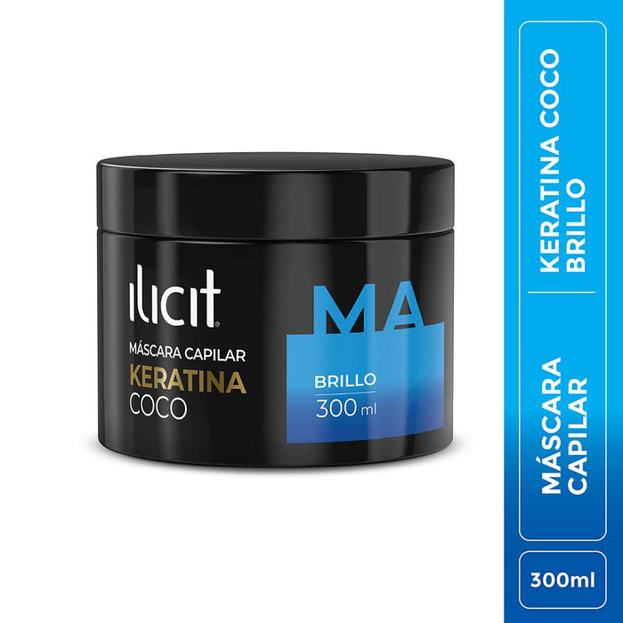 Mascara Capilar Keratina Coco Ilicit 300ml