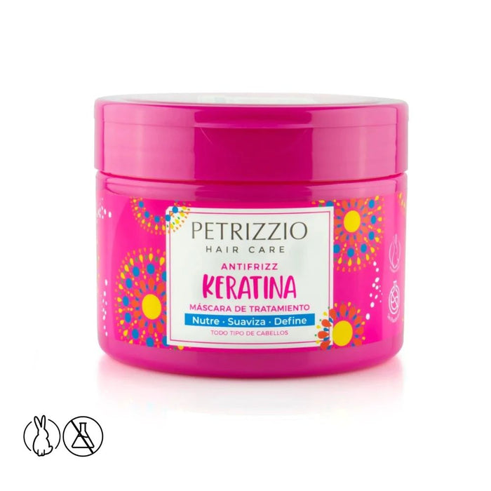 Crema capilar Hair Care Petrizzio Anti frizz Keratina 400ml