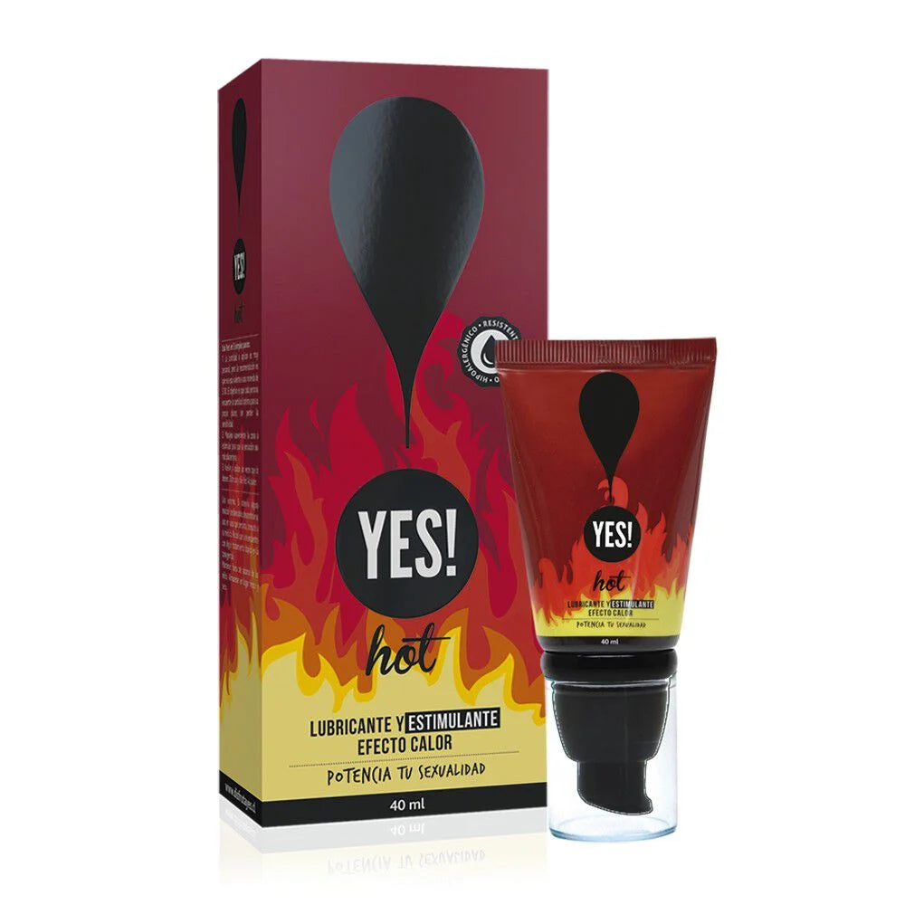 Lubricante Gel Yes Hot Efecto Calor 40ml — Perfumería La Mundial 0952
