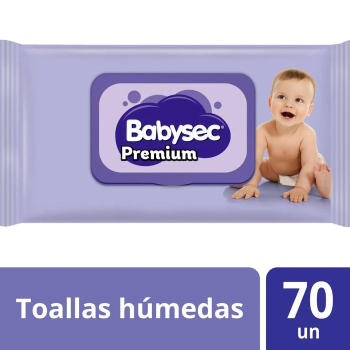Toallitas húmedas Babysec Premium 70 unidades