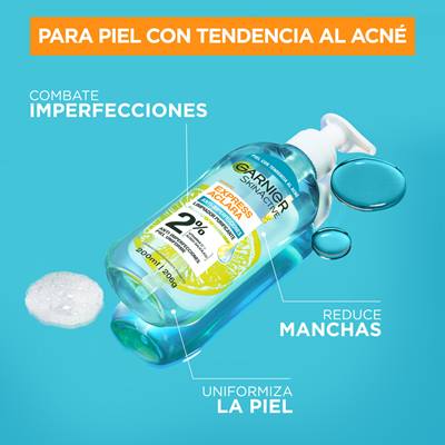 Limpiador purificante Garnier Anti-Imperfecciones Express Aclara 200ml