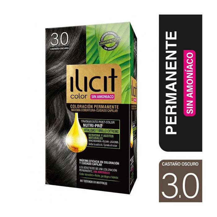 Ilicit sin Amoniaco 3.0 castaño oscuro