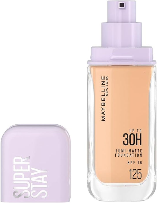 Base Maybelline Super Stay Lumi Matte 30 horas 125