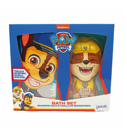 Estuche Paw Patrol Shampoo 2en1 + Toalla