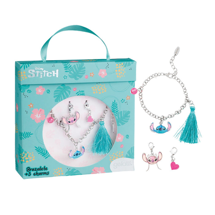 Brazalete gelatti Stitch+ 3 charms