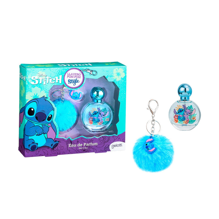 Estuche Gelatti Stitch Perfume 50ml + Llavero pom pom