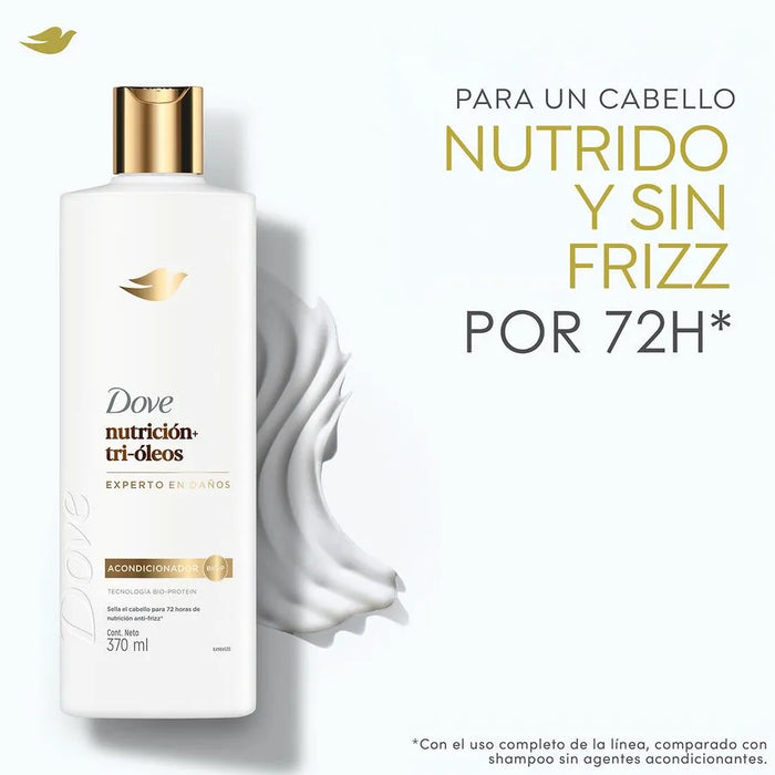 Acondicionador Dove Nutricion + tri oleos 370 ml