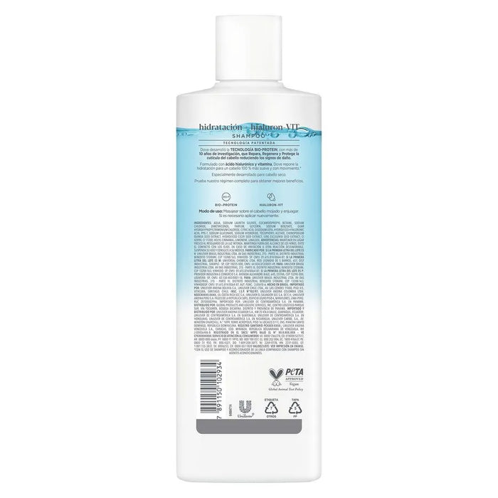 Shampoo Dove Hidratación + hialuronico Vit 370 ml (Copy)