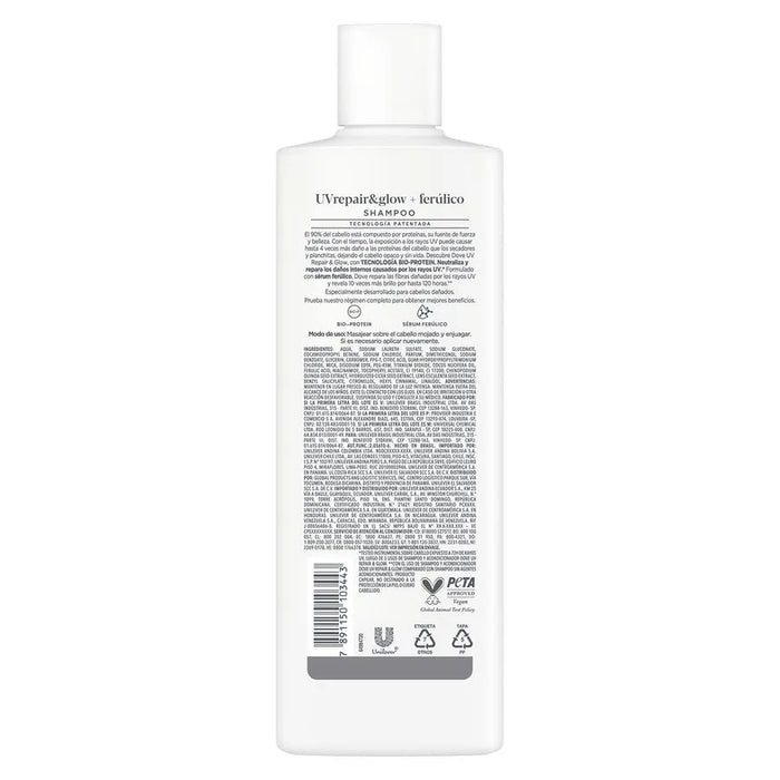 Shampoo Dove UV & Glow Repair 370ml