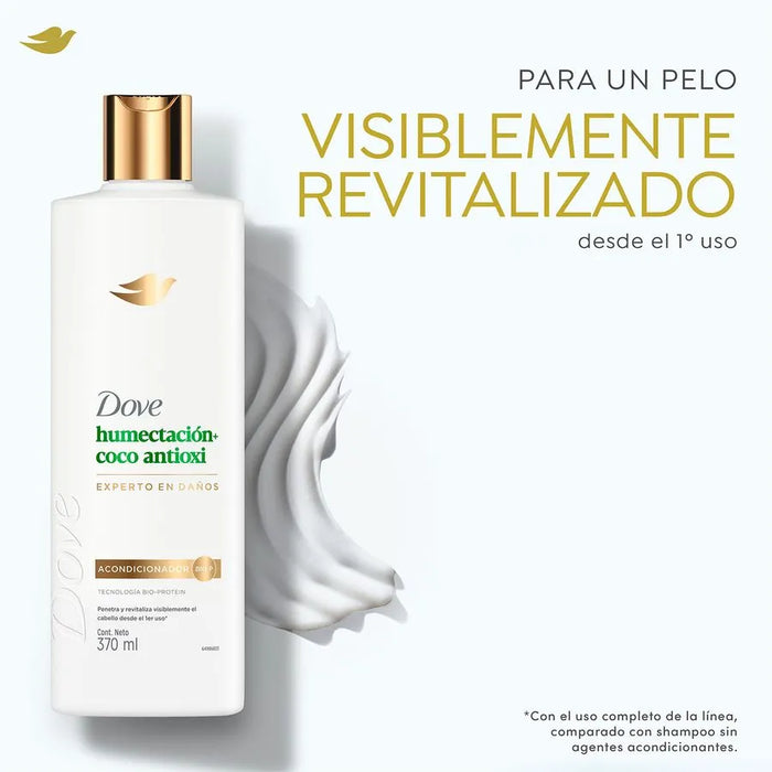 Acondicionador Dove Humectación + Coco Antioxidante 370 ml