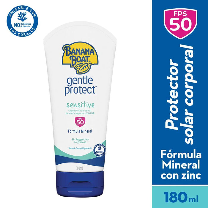 Protector Solar Banana Boat Gentle Protect Sensitive Facial 60ml