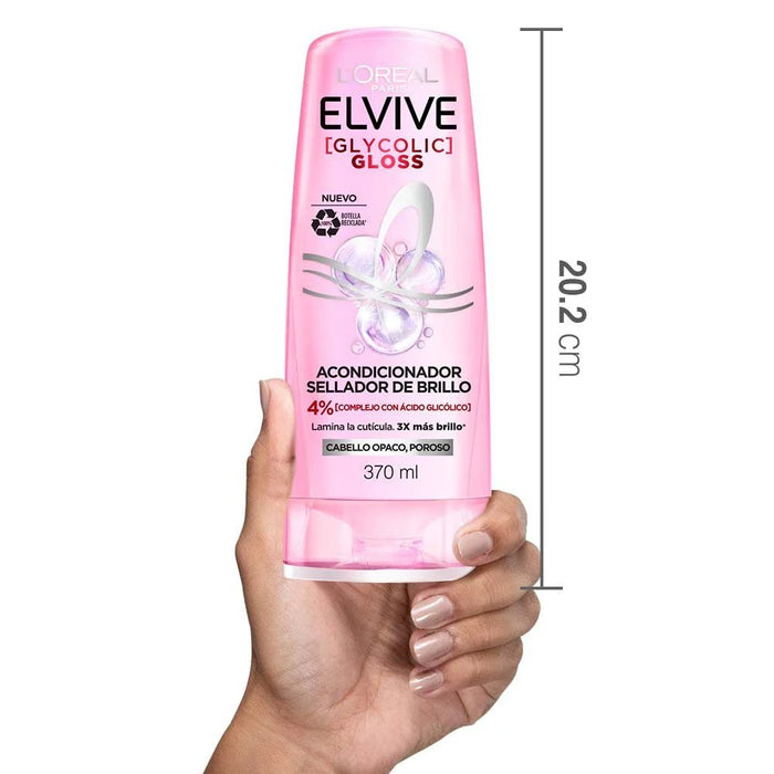 Acondicionador Elvive Glycolic Gloss 370ml