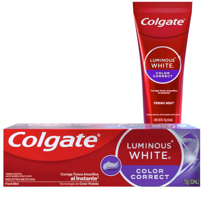 Pasta dental Colgate Luminous White Color Correct 70g