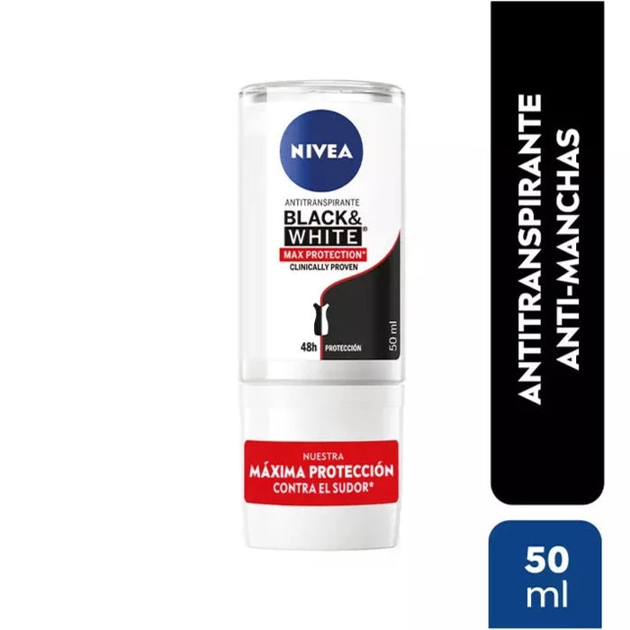 Pack x 3 Desodorante roll on Nivea Maxima Proteccion mujer 50ml