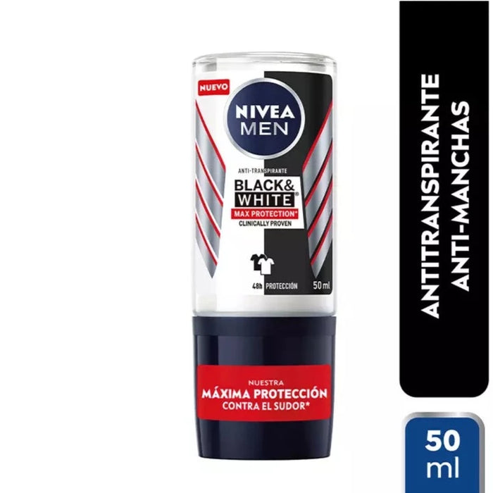 Pack x 3 Desodorante roll on Nivea men Maxima Proteccion 50ml