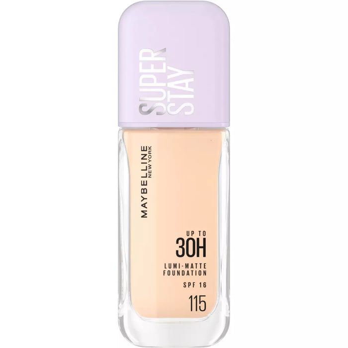 Base Maybelline Super Stay Lumi Matte 30 horas 115