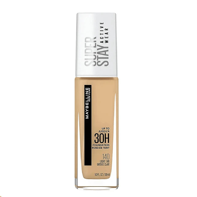 Base Maybelline SuperStay Full Cobertura 30 horas 140 Light Tan