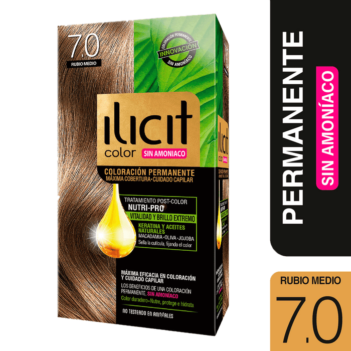 Ilicit sin Amoniaco 7.0 Rubio Medio