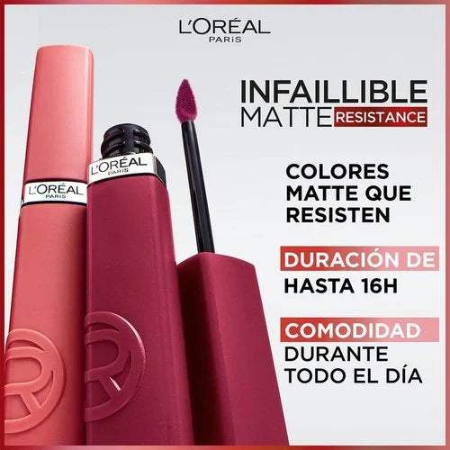 Labial Loreal INFALLIBLE Le Matte Le Rouge Paris 420