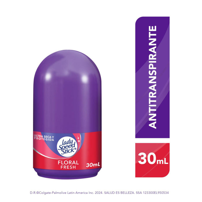 Desodorante Roll on Lady Speed Stick mujer Floral Fresh 30ml Pack X6