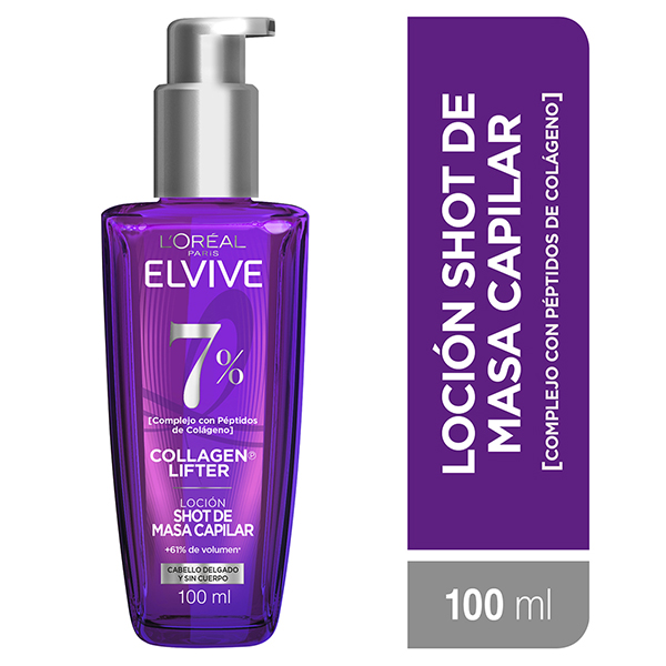 Locion Shot Capilar Elvive Colageno Lifter 100ml