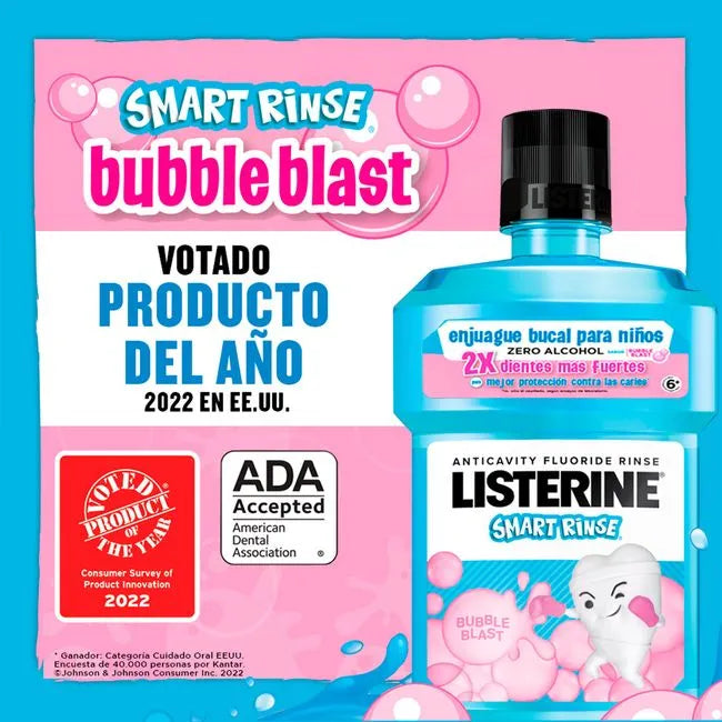 Enjuague Bucal LISTERINE Smart Rinse Kids 500 ml