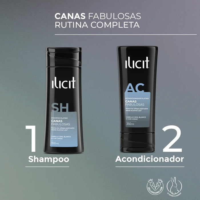 Shampoo Platino canas fabulosas 350ml