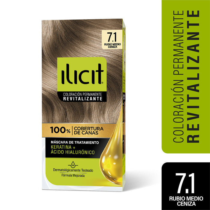 Ilicit 7.1 Rubio Medio Ceniza