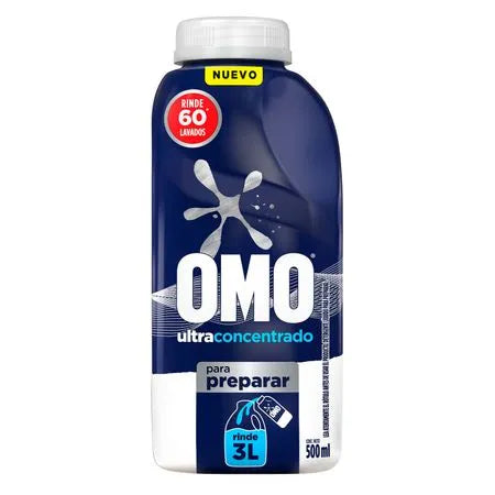 Detergente Líquido Omo Ultra Power Diluible 500 ml