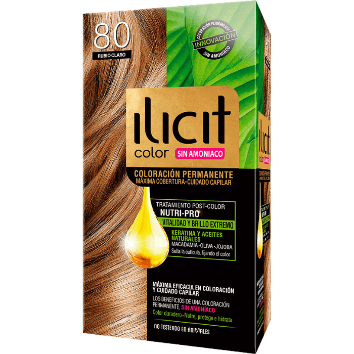 Ilicit sin Amoniaco 8.0 Rubio Claro