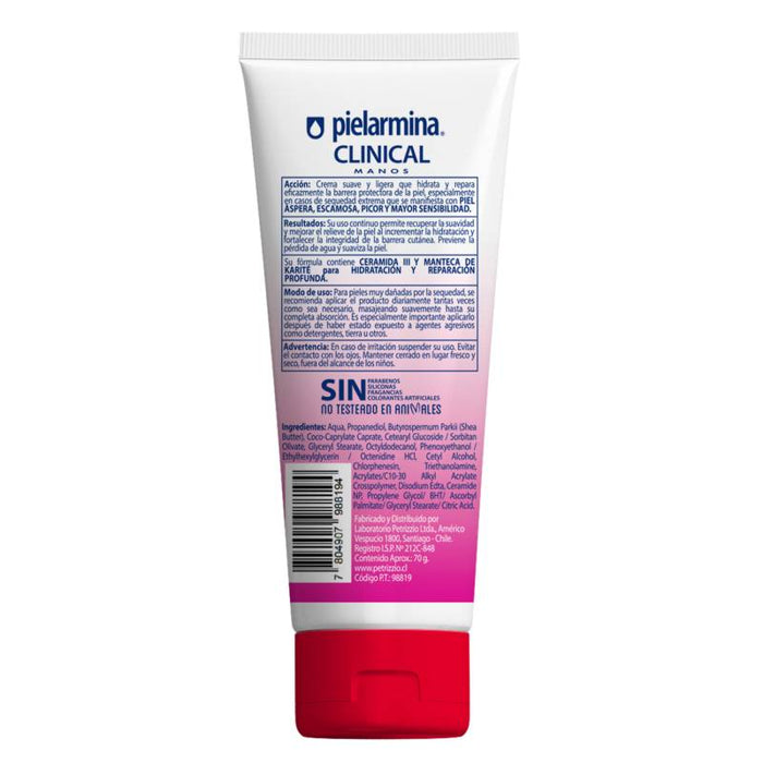 Crema de manos Pielarmina Clinical Ceramidas 70gr