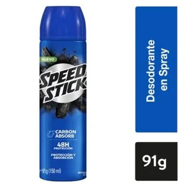 Desodorante spray Speed Stick Carbon Absorb 150ml