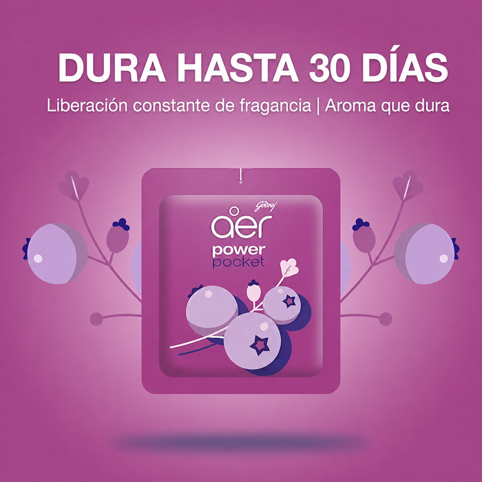 Comprar Aromatizante Aer Power Pocket Berry Rush en Perfumería La Mundial Chile