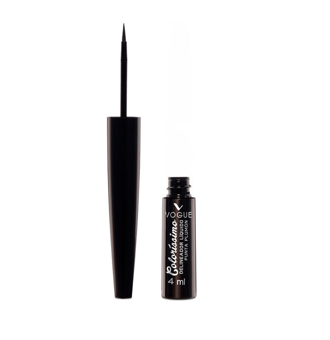 Delineador de Ojos Colorisimo Vogue Liquido Negro 4ml