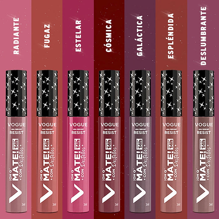 Labial Resist Vogue Destellos COSMICA