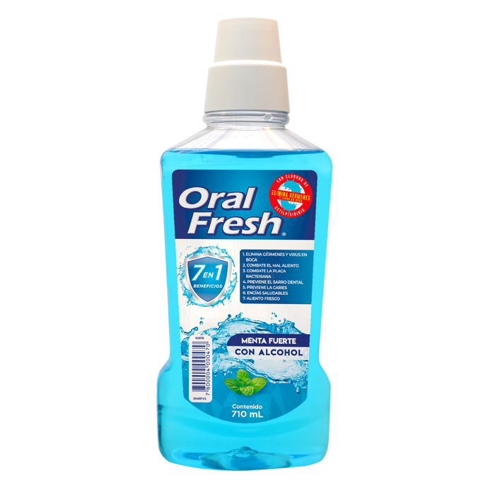 Enjuague bucal Oral Fresh Menta Fuerte 710ml