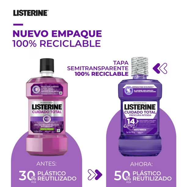 Enjuague Bucal LISTERINE Cuidado Total 1LT