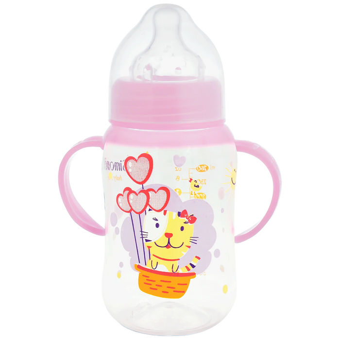 Mamadera Simond Fansy Boca Ancha Gatita 260ml