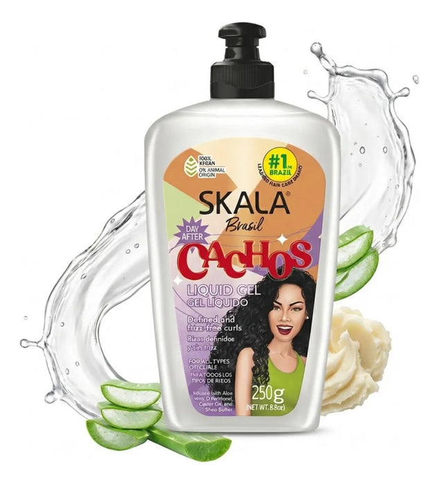 Gel Líquido Para Rulos Perfectos Cachos SKALA 250g